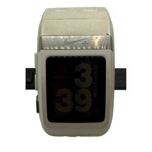 Nike+ Sport Digital Watch GPS Tomtom White Resin Band WM0102 Women's Athletic